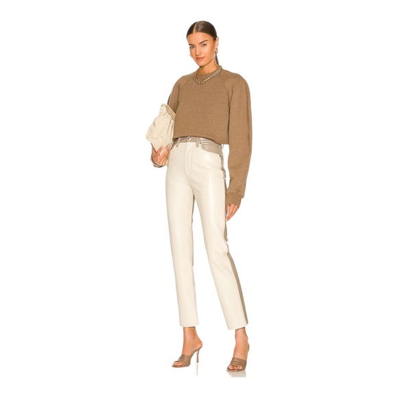 NWT Agolde Paneled 90's Pinch Waist / powder & quail - Picture 4 of 6